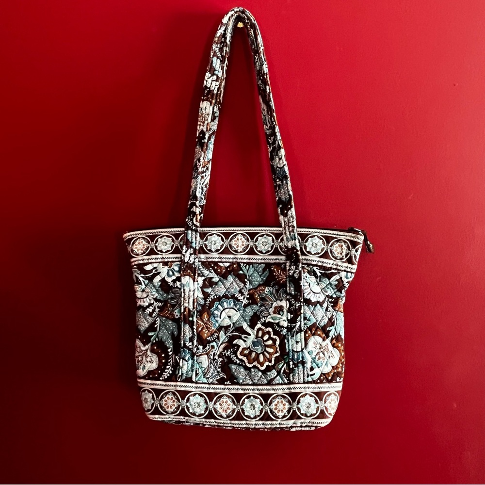 Vera Bradley Java Blue Tote Bag - Picture 2 of 10